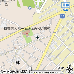 愛知県江南市小杁町林141周辺の地図