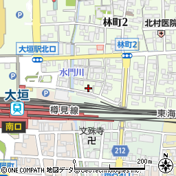 岐阜県大垣市林町4丁目81周辺の地図