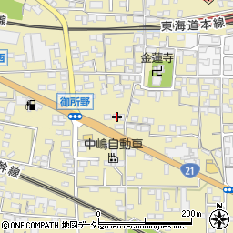 岐阜県不破郡垂井町1637周辺の地図