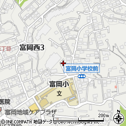 神奈川県横浜市金沢区富岡西3丁目1周辺の地図