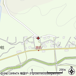 京都府綾部市篠田町下岡34周辺の地図