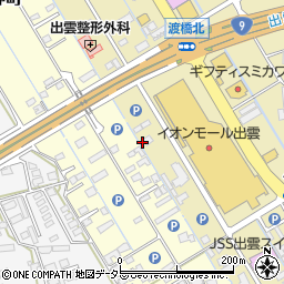 島根県出雲市渡橋町1130-6周辺の地図