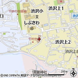 秦野市立渋沢公民館周辺の地図