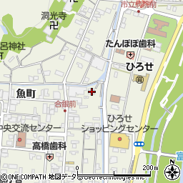 島根県安来市広瀬町広瀬本町1212周辺の地図