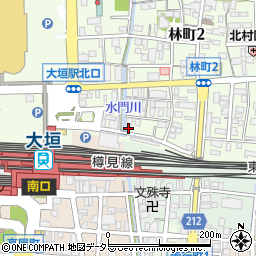 岐阜県大垣市林町4丁目84周辺の地図