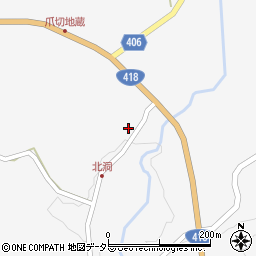 岐阜県恵那市山岡町久保原565周辺の地図