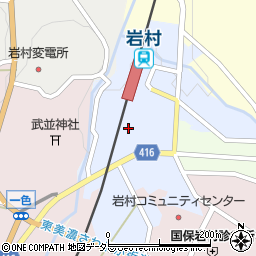 岐阜県恵那市領家2367周辺の地図