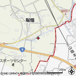兵庫県養父市堀畑524周辺の地図