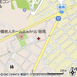 愛知県江南市小杁町林182周辺の地図