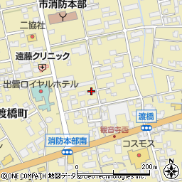 島根県出雲市渡橋町352-1周辺の地図