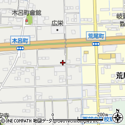 岐阜県大垣市木呂町173周辺の地図