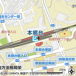 神奈川県横浜市栄区周辺の地図
