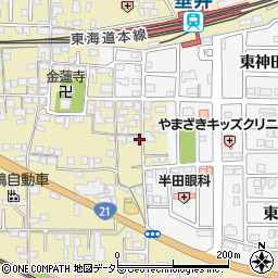 岐阜県不破郡垂井町1670周辺の地図