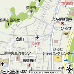 島根県安来市広瀬町広瀬本町1217周辺の地図