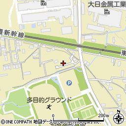 岐阜県不破郡垂井町536周辺の地図