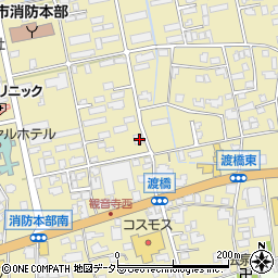 島根県出雲市渡橋町374-6周辺の地図