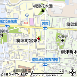 宮東公園周辺の地図
