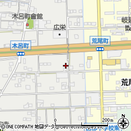 岐阜県大垣市木呂町172周辺の地図