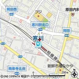寒川駅周辺の地図