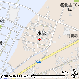 愛知県江南市小脇町周辺の地図