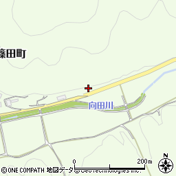 京都府綾部市篠田町広畑周辺の地図