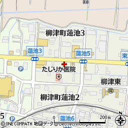 丸亀製麺 柳津店周辺の地図