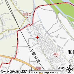 兵庫県朝来市和田山町高田60周辺の地図