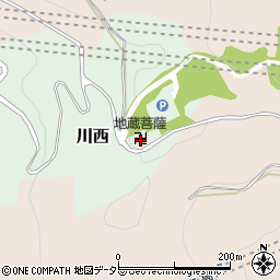 地蔵菩薩周辺の地図