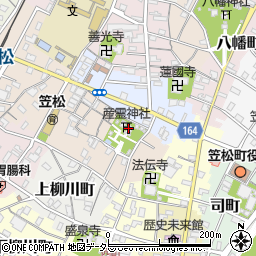 産霊神社周辺の地図