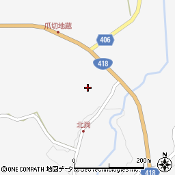 岐阜県恵那市山岡町久保原566周辺の地図