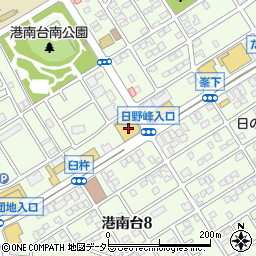 ダイソーたまや横浜港南台店周辺の地図