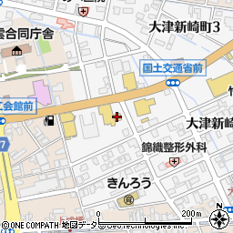 ローソン出雲大津新崎店周辺の地図