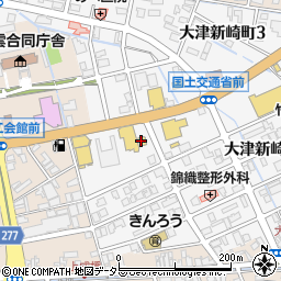 ローソン出雲大津新崎店周辺の地図