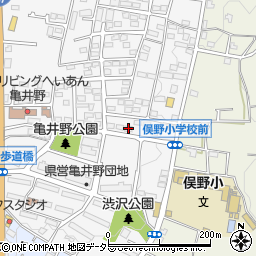 コーラル渋沢周辺の地図