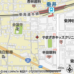 岐阜県不破郡垂井町1667周辺の地図