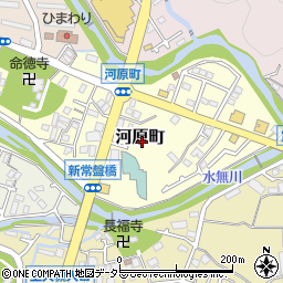 神奈川県秦野市河原町周辺の地図