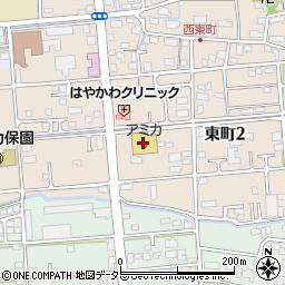 アミカ大垣店周辺の地図