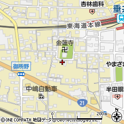 岐阜県不破郡垂井町1650周辺の地図