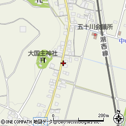 五十川神社前周辺の地図