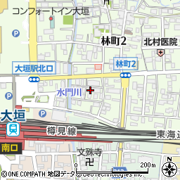 岐阜県大垣市林町4丁目65周辺の地図