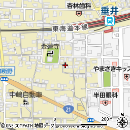 岐阜県不破郡垂井町1661周辺の地図