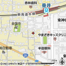 岐阜県不破郡垂井町1665周辺の地図