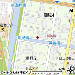 千葉県木更津市潮見周辺の地図