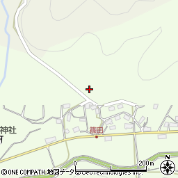 京都府綾部市篠田町（北野）周辺の地図