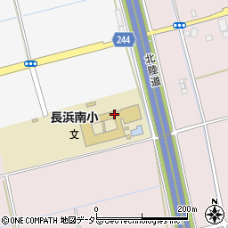 長浜市立長浜南小学校周辺の地図