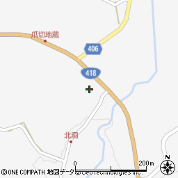 岐阜県恵那市山岡町久保原562周辺の地図