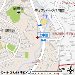 神奈川県横浜市磯子区上中里町780周辺の地図