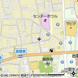 島根県出雲市渡橋町106周辺の地図