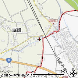 兵庫県養父市堀畑393周辺の地図