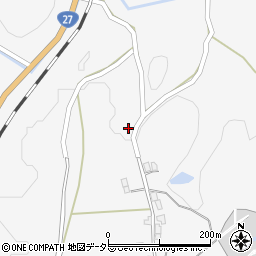 京都府綾部市上杉町（坂）周辺の地図